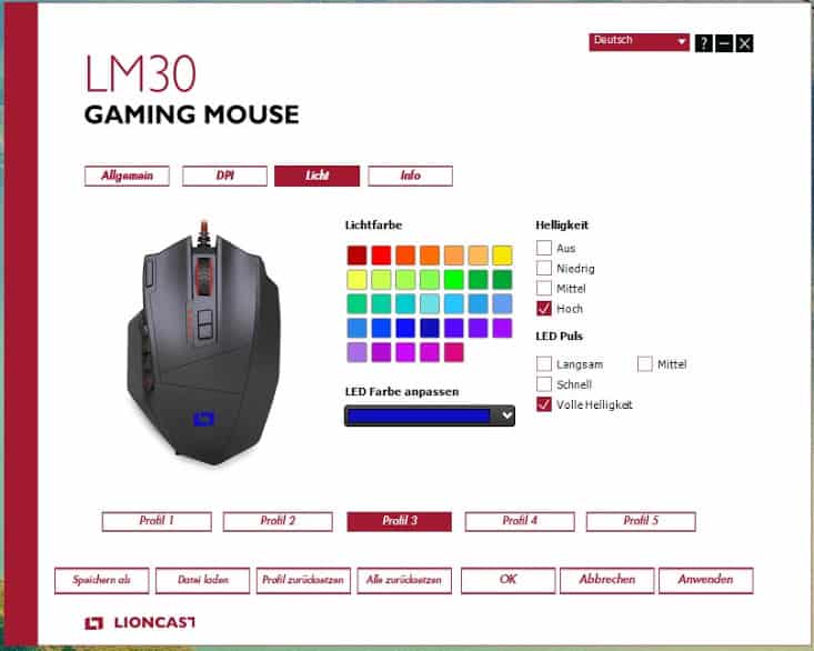 Lioncast LM 30 Test: Günstige MMO-Maus mit Verarbeitungsmängeln