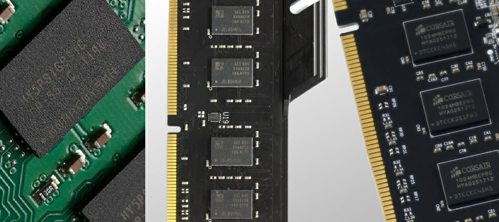 Verschiedene RAM-Marken PCBs im Vergleich