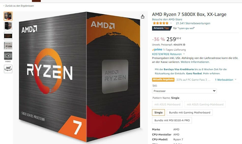 AMD Boxed-CPU