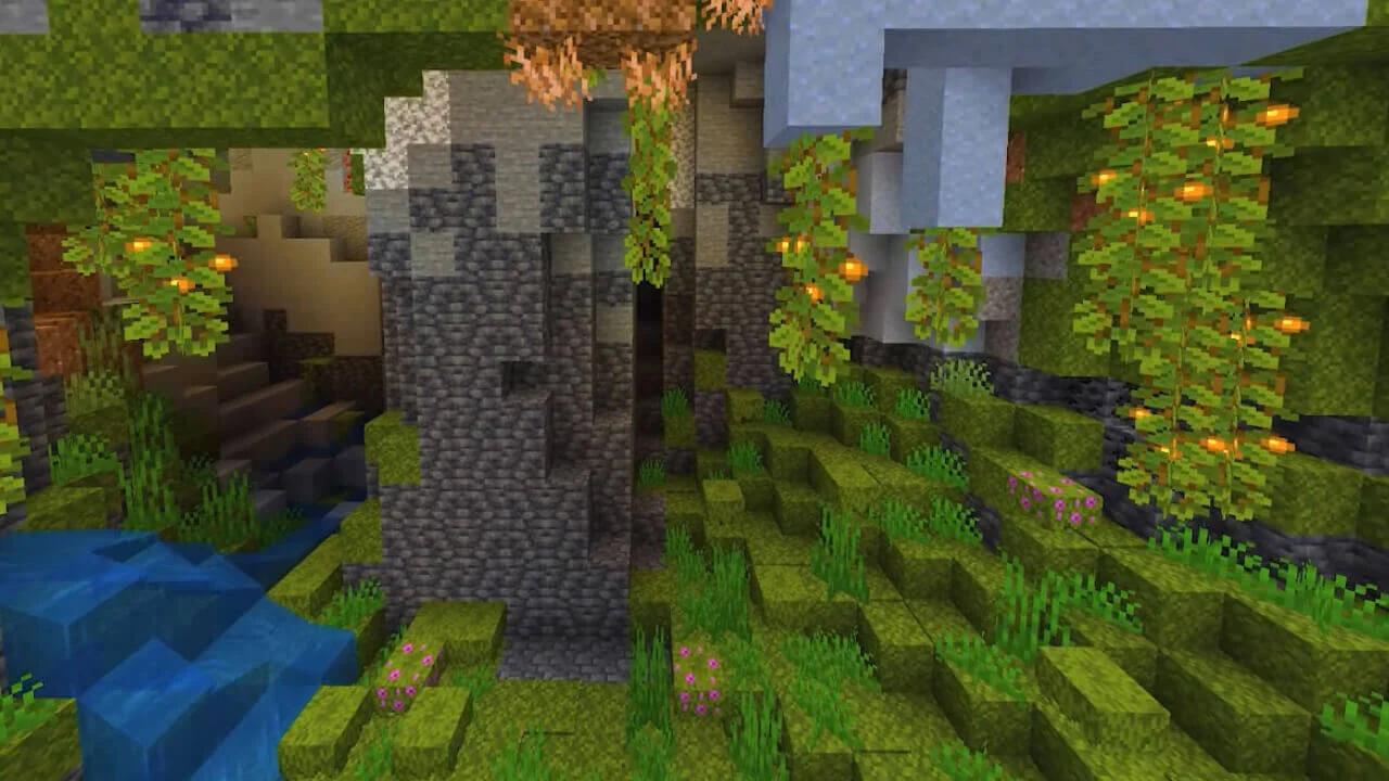 Üppige Höhle Minecraft