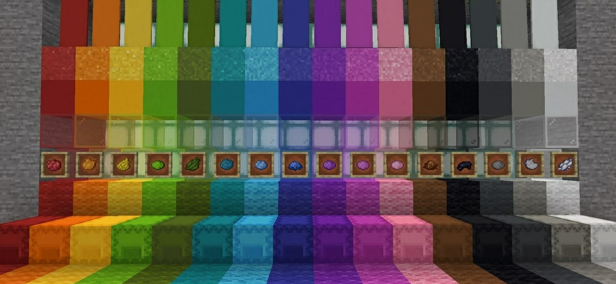 Farben in Minecraft