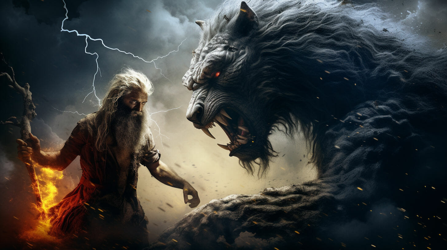 Diablo 4 Tornado Druide als Mensch und Werwolf