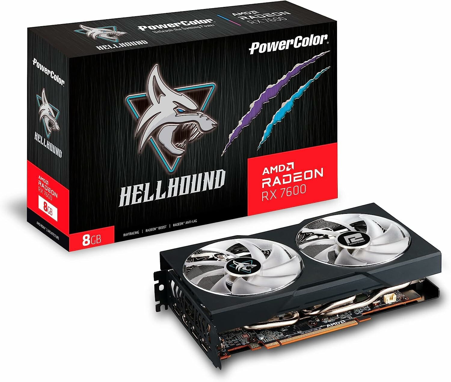 PowerColor Radeon RX 7600 Hellhound OC