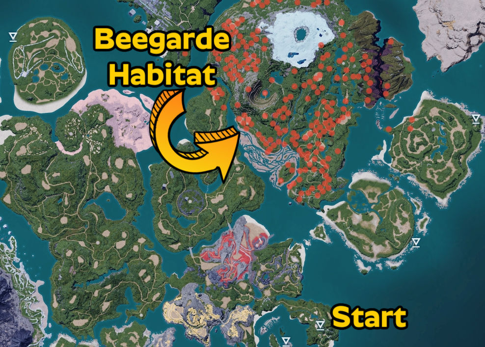 Beegarde Habitat Palworld (1)