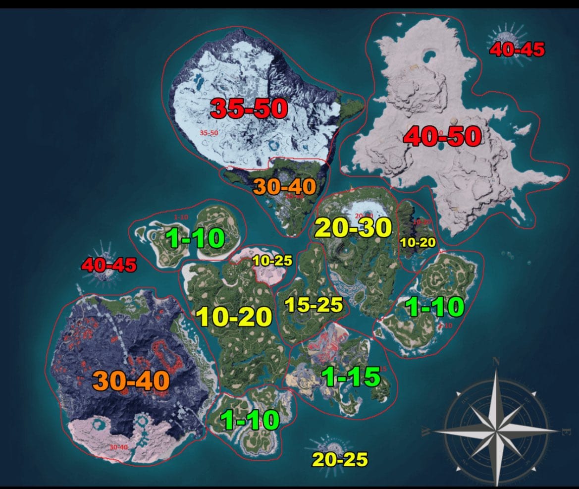 Palworld Level Karte